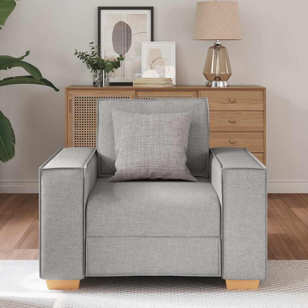 Sofastol Skygrå 60 cm Stof