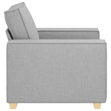 Sofastol Skygrå 100x78x84 cm Stof
