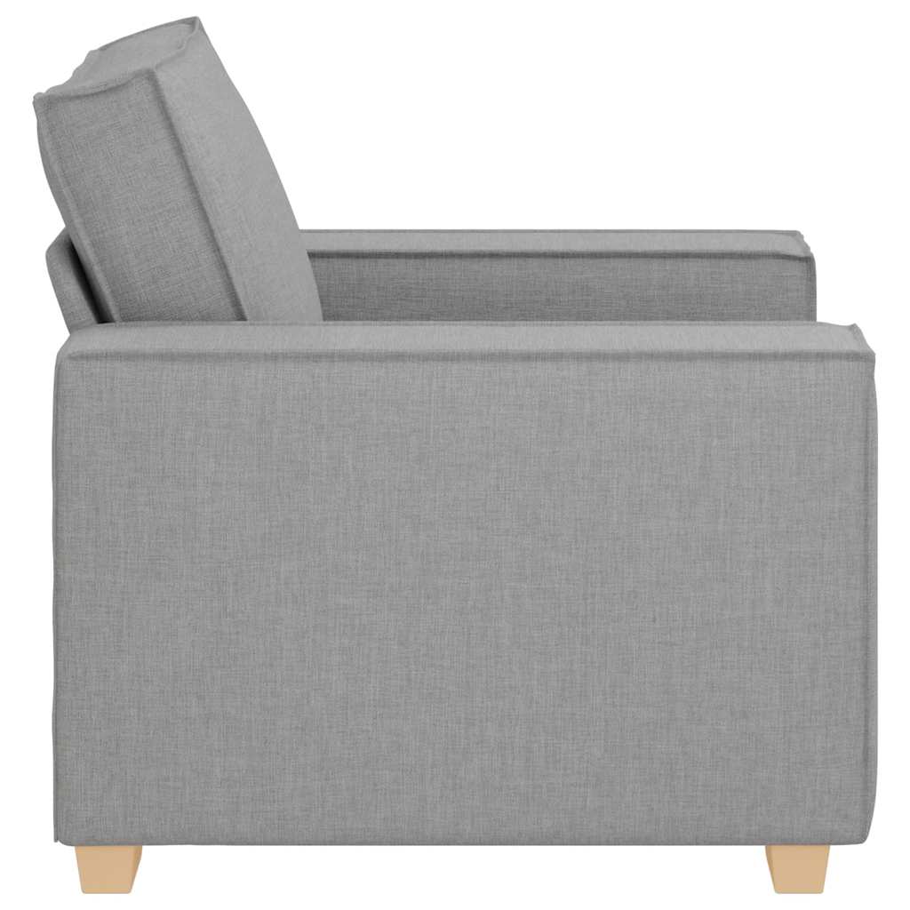Sofastol Skygrå 60 cm Stof
