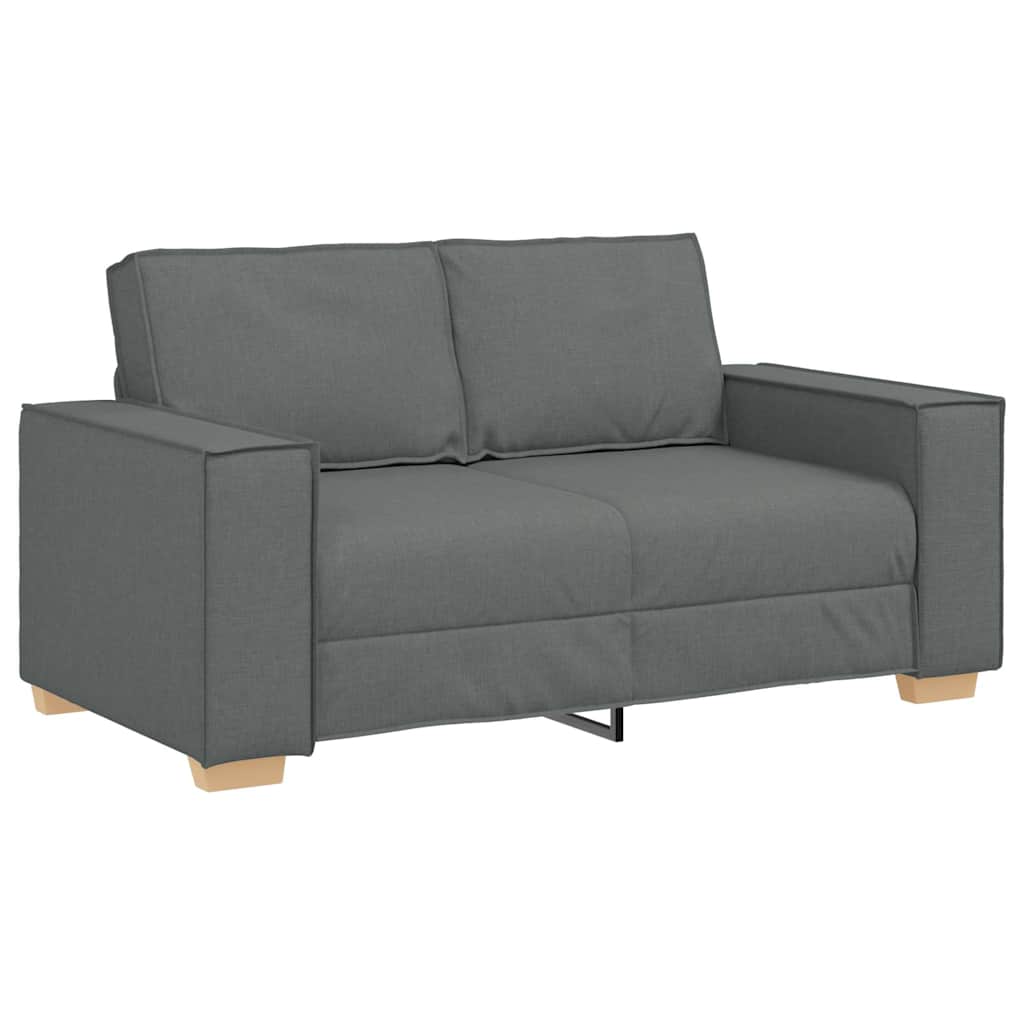 2-personers sofa mørkegrå 120 cm stof