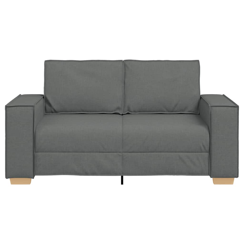 2-personers sofa mørkegrå 120 cm stof