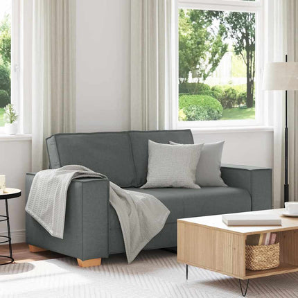 2-personers sofa mørkegrå 160x78x84 cm stof