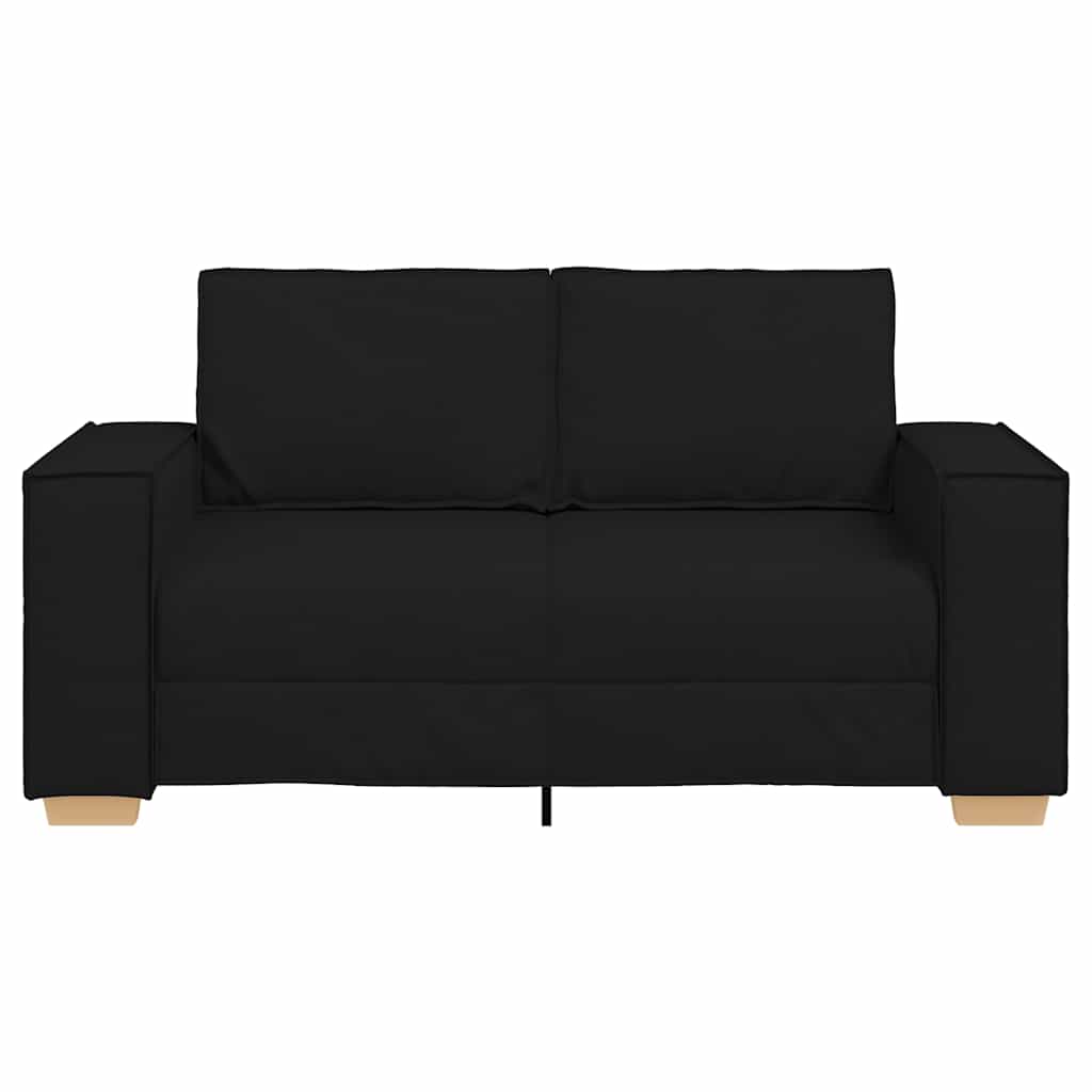 2-personers sofa sort 120 cm stof