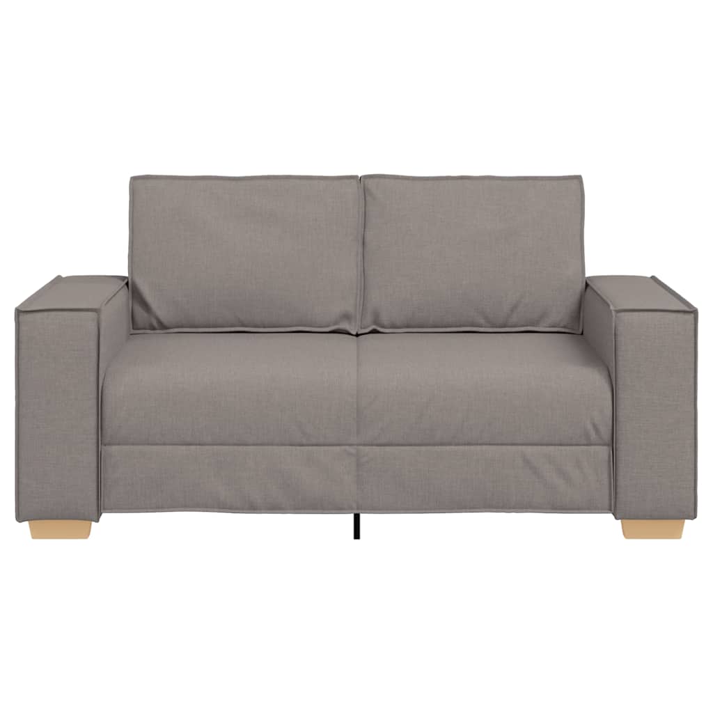 2-personers sofa taupe 120 cm stof