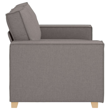 2-personers sofa taupe 160x78x84 cm stof