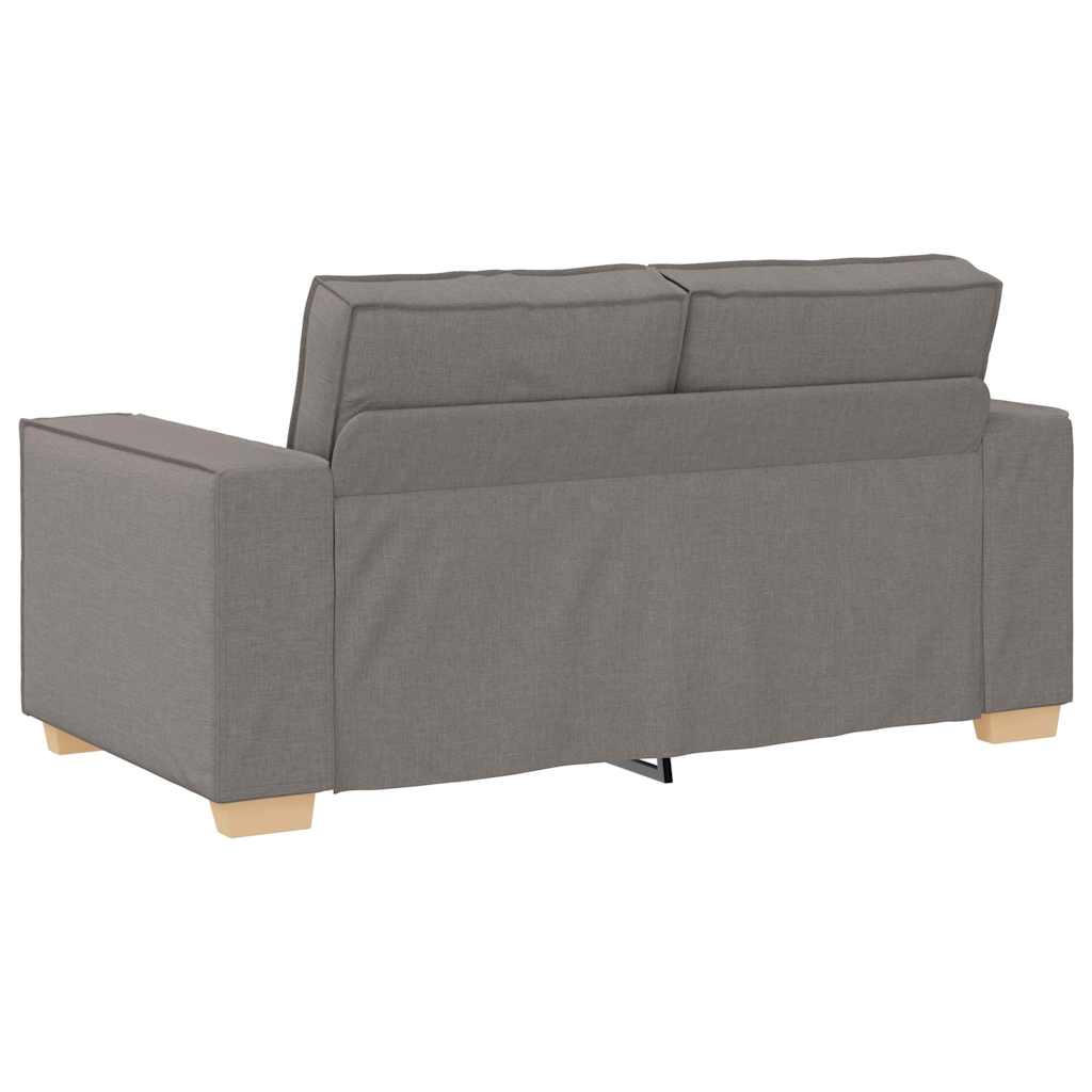 2-personers sofa taupe 120 cm stof