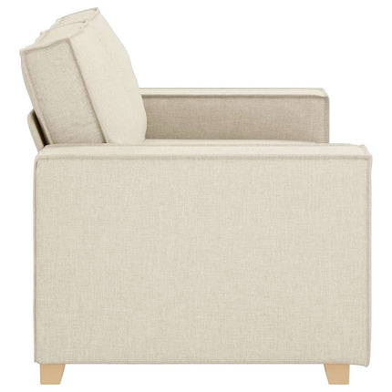 2-personers sofa i linned 160x78x84 cm