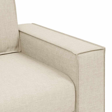 2-personers sofa i linned 160x78x84 cm