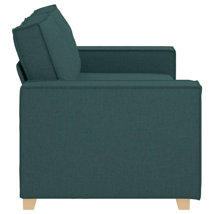 2-personers sofa mørkegrøn 180x78x84 cm stof