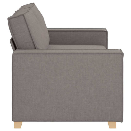 2-personers sofa taupe 180x78x84 cm stof
