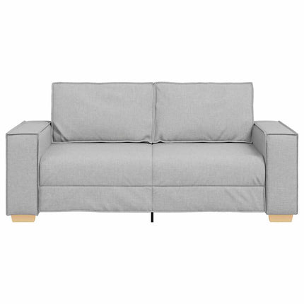 2-personers sofa skygrå 180x78x84 cm stof