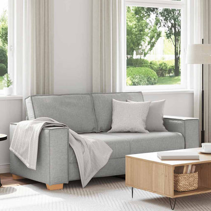 2-personers sofa skygrå 180x78x84 cm stof