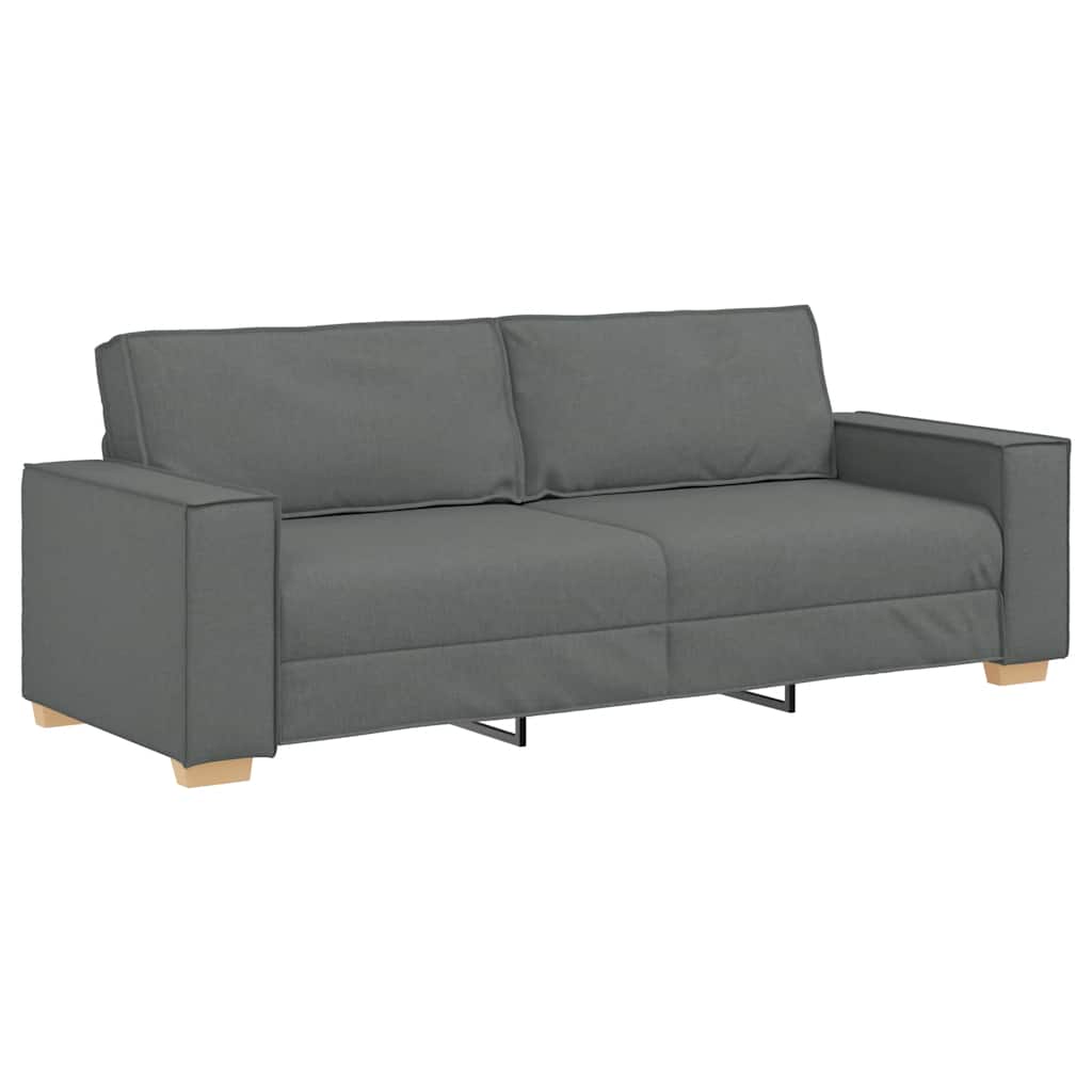 3-personers sofa mørkegrå 180 cm stof