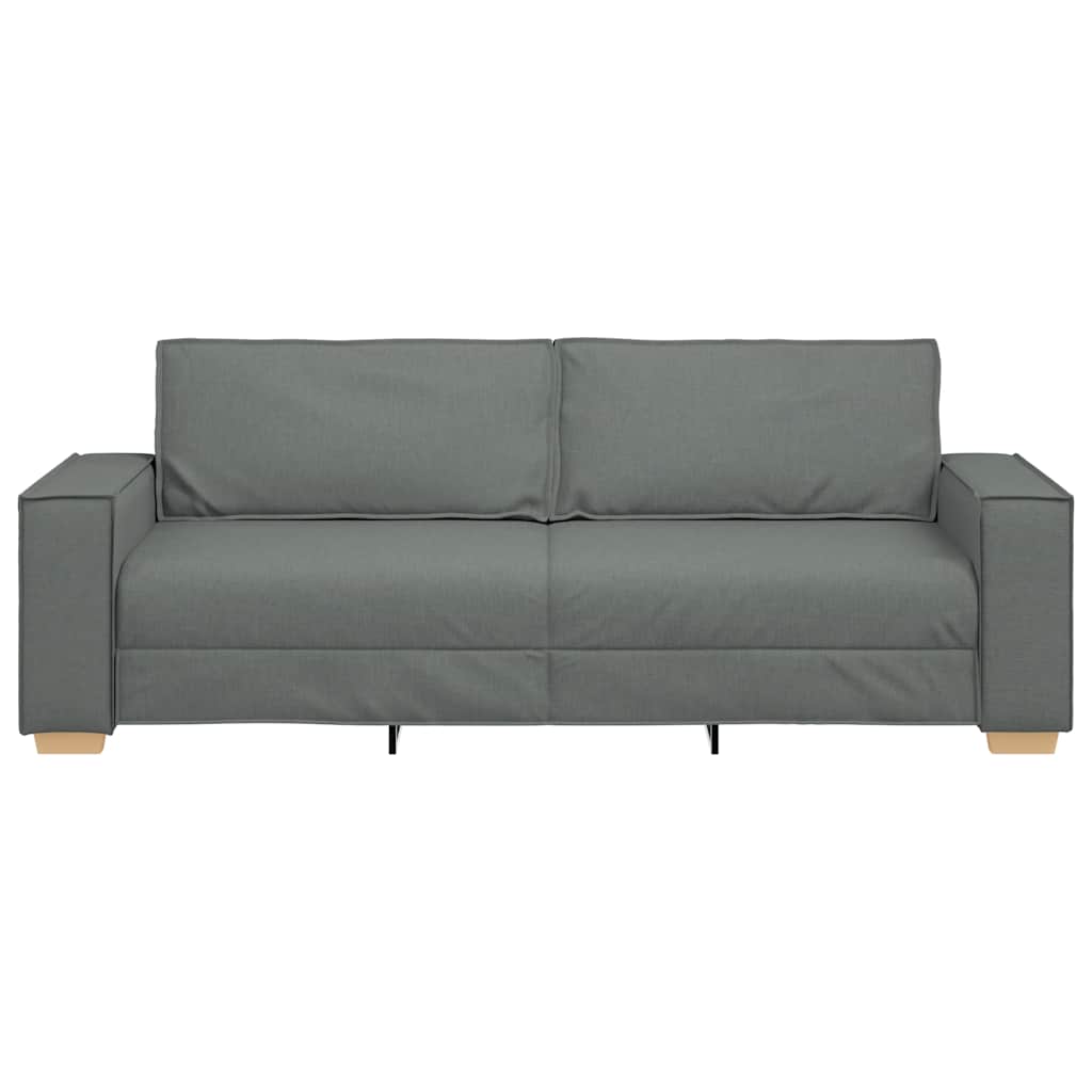 3-personers sofa mørkegrå 180 cm stof