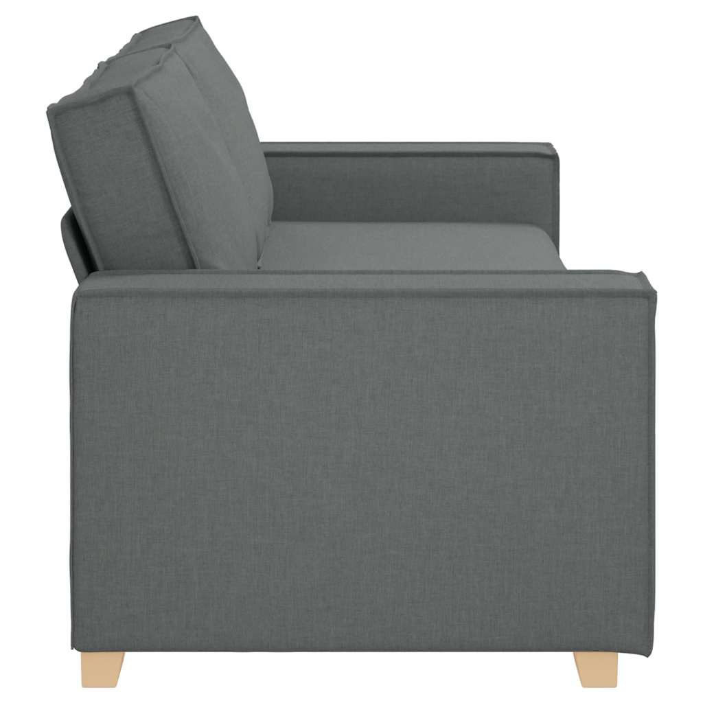 3-personers sofa mørkegrå 180 cm stof