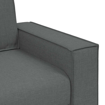 3-personers sofa mørkegrå 220x78x84 cm stof