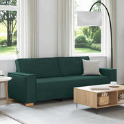 Sofa Mørkegrøn 220 x 78 x 84 cm Stof