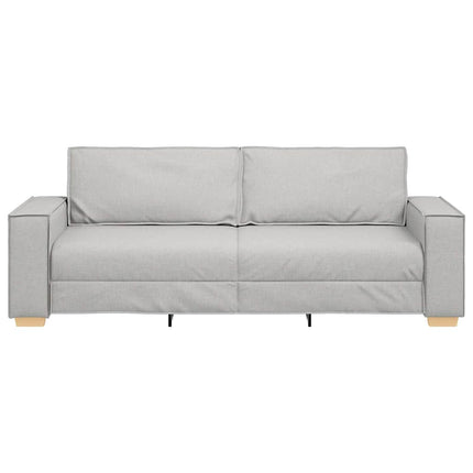 3-personers sofa skygrå 220x78x84 cm stof