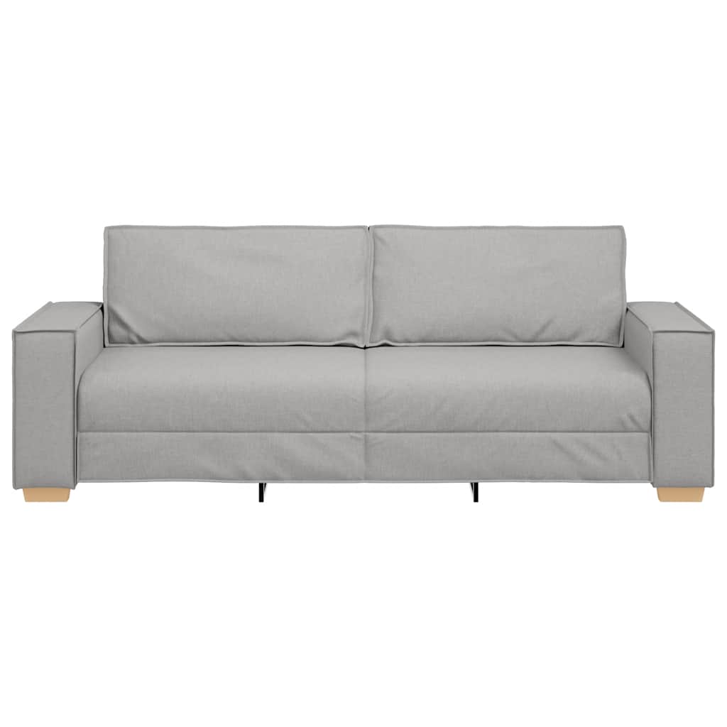 3-personers sofa skygrå 180 cm stof