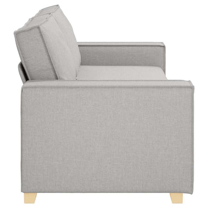 3-personers sofa skygrå 220x78x84 cm stof