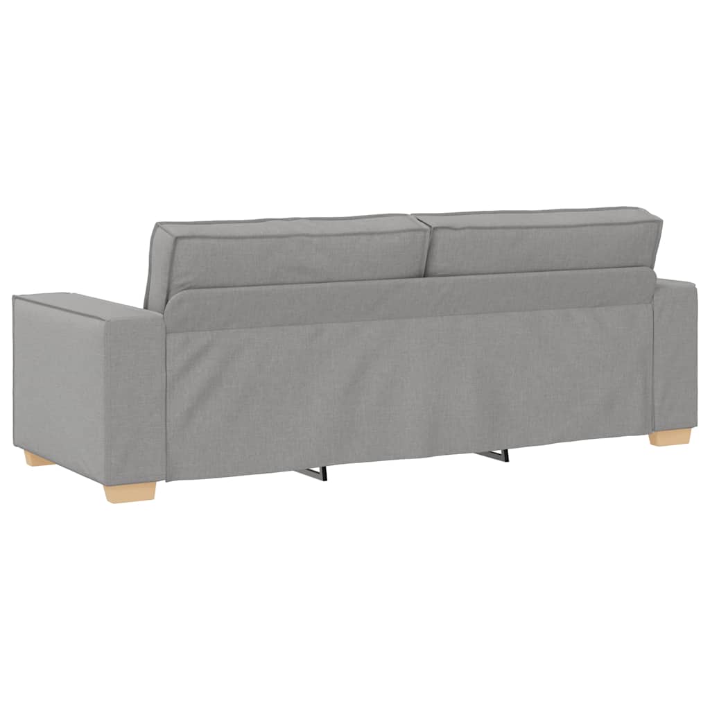 3-personers sofa skygrå 180 cm stof