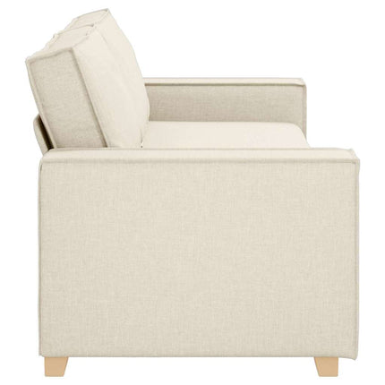 3-personers sofa Beige 220 cm Linned-blandet stof