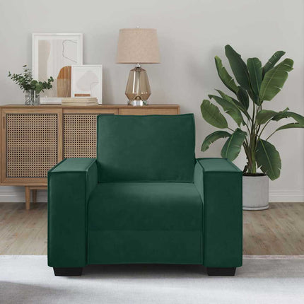 sofastol 100x78x84 cm fløjl lysegrøn