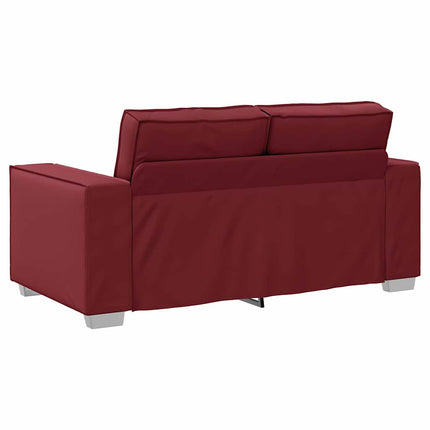 Tosæders sofa Vinrød 160 cm Faux læder