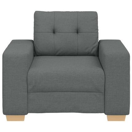 lænestol 100x78x80 cm stof mørkegrå