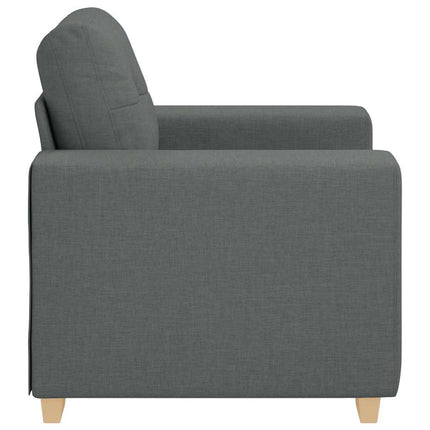lænestol 100x78x80 cm stof mørkegrå