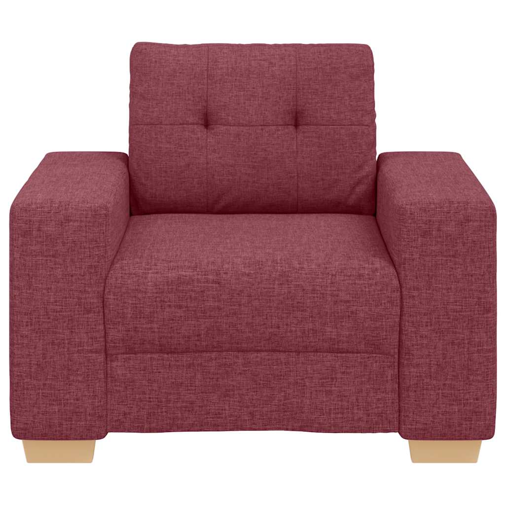 sofastol 60 cm stof vinrød