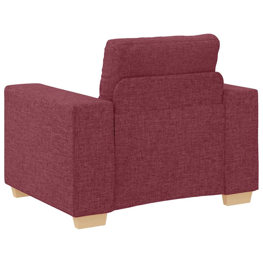 sofastol 60 cm stof vinrød