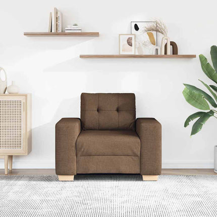 sofastol 100x78x80 cm stof brun