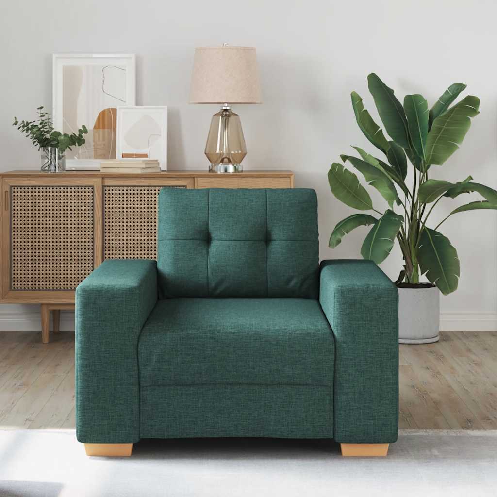 sofastol 60 cm stof mørkegrøn