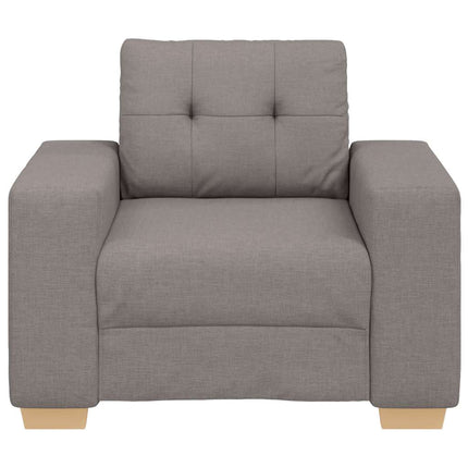lænestol 100x78x80 cm stof gråbrun