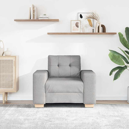 sofastol 100x78x80 cm stof skygrå