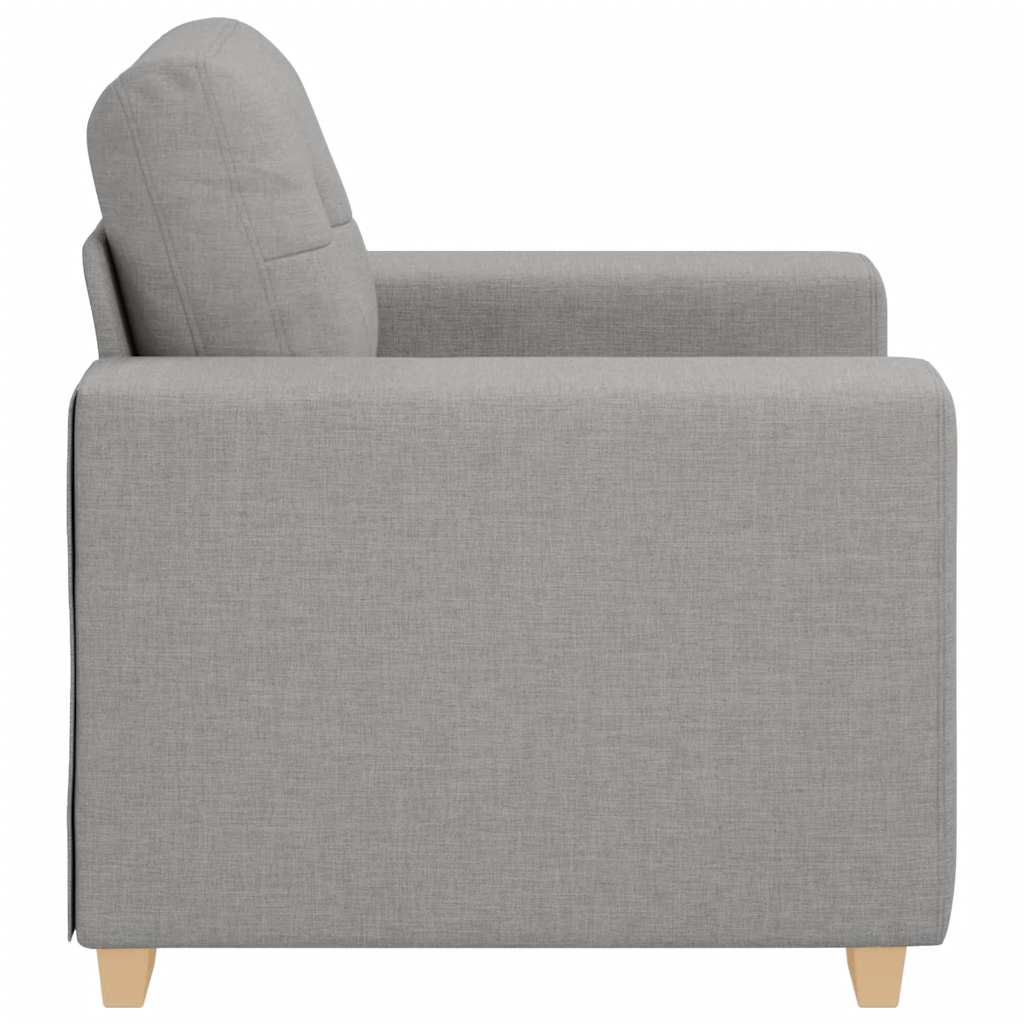 sofastol 60 cm stof skygrå
