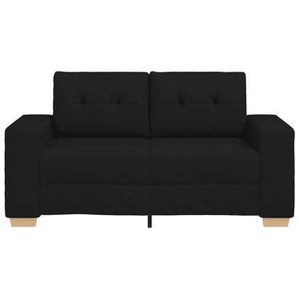 elskovssofa 160x77x82 cm stof sort