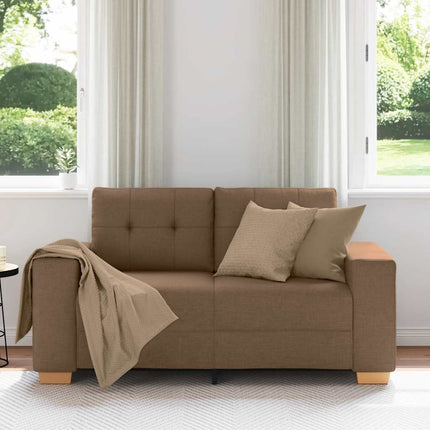 elskovssofa 160x77x82 cm stof brun