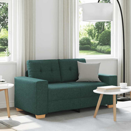 elskovssofa 160x77x82 cm stof mørkegrøn