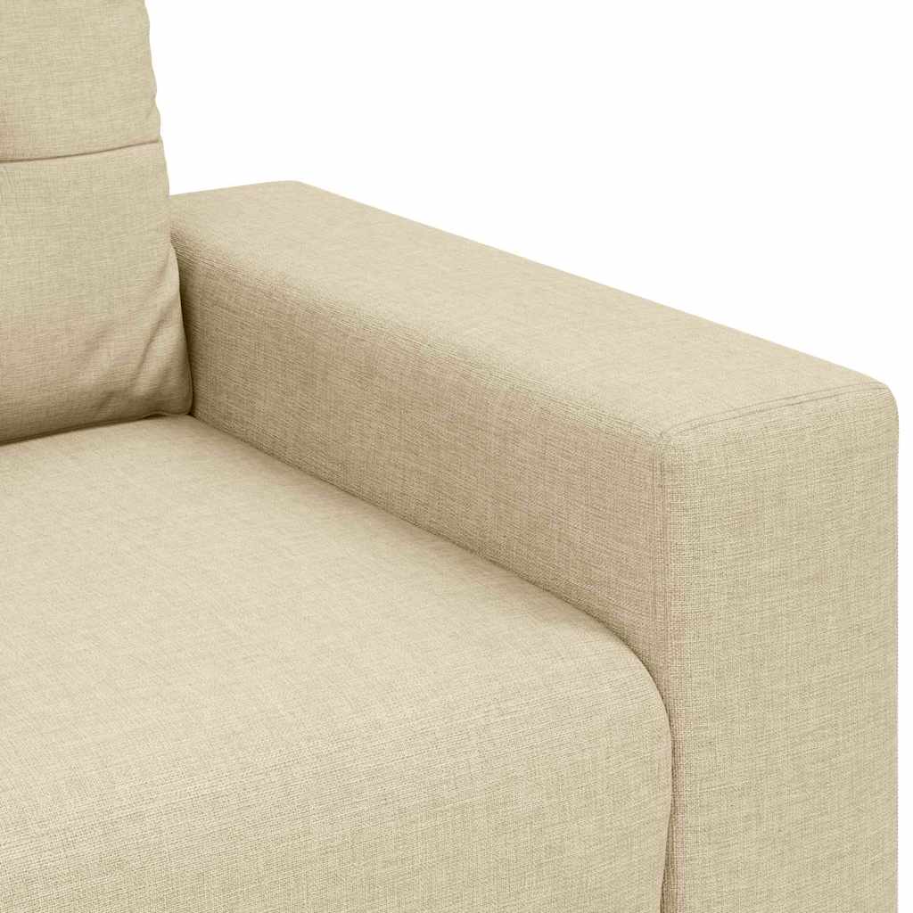 | Tosæders sofa | med pude Creme Stof