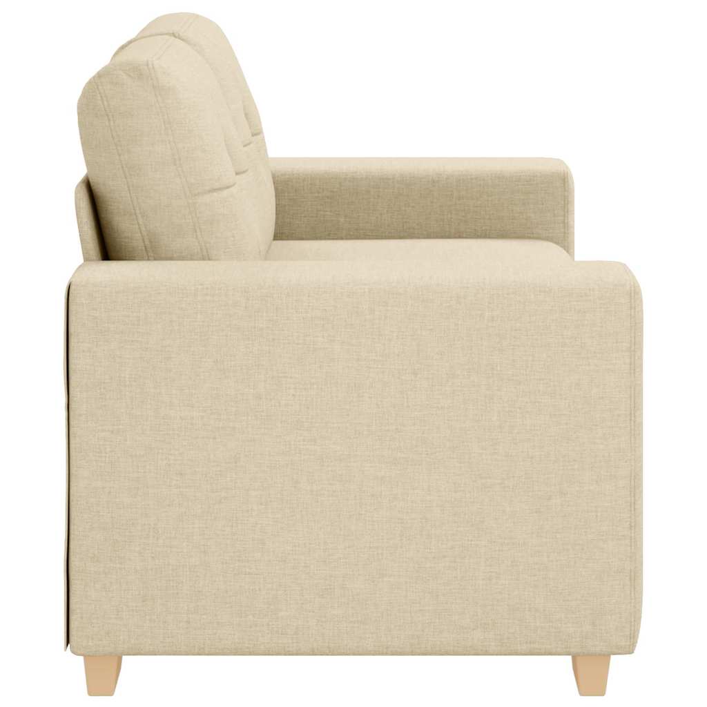 | Tosæders sofa | med pude Creme Stof