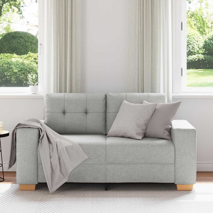 Tosæders sofa Skygrå 160 cm Stof