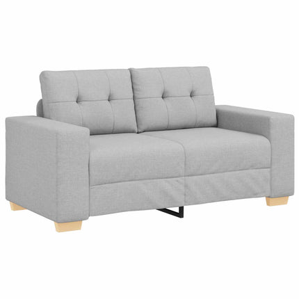 Tosæders sofa Skygrå 160 cm Stof