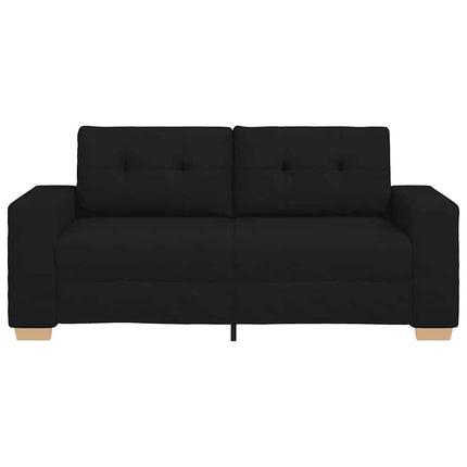 elskovssofa 180x77x82 cm stof sort