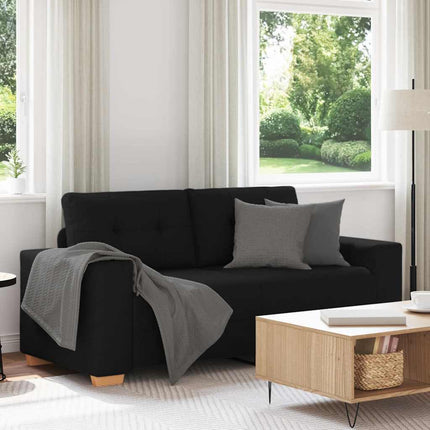 elskovssofa 180x77x82 cm stof sort