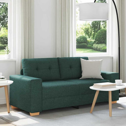 elskovssofa 180x77x82 cm stof mørkegrøn