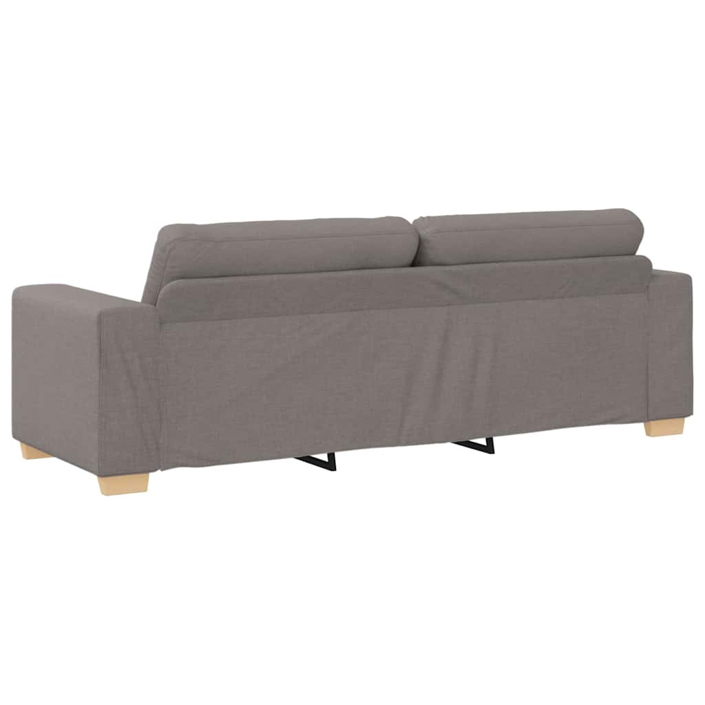 Sofa Gråbrun 221 x 78 x 80 cm Stof