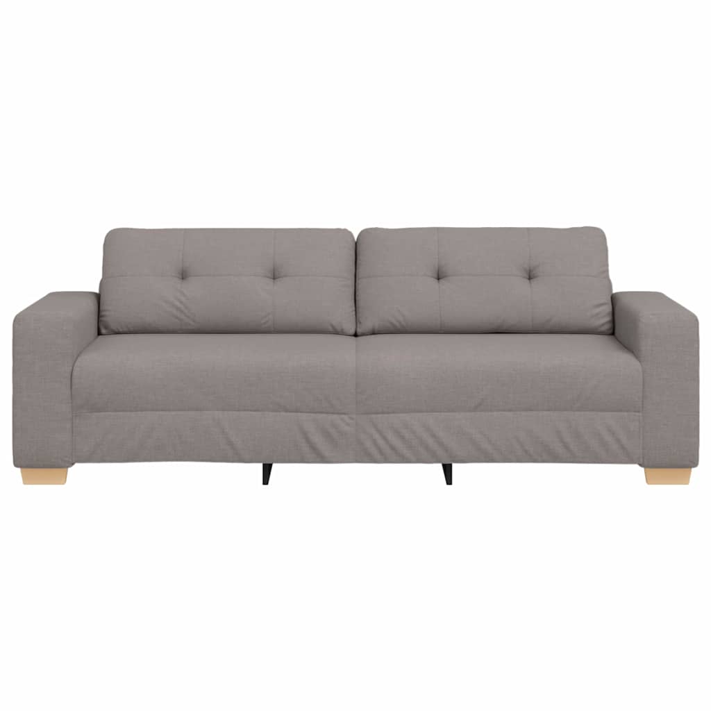 Sofa Gråbrun 221 x 78 x 80 cm Stof