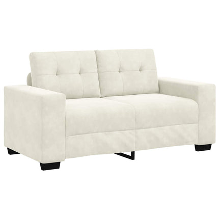 Tosæders sofa Creme 160 cm Fløjl